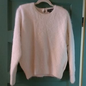 Women's white Angora sweater